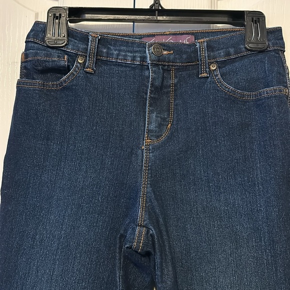 Gloria Vanderbilt Amanda Woman Dark Jeans Petite Size 4 - Picture 2 of 12